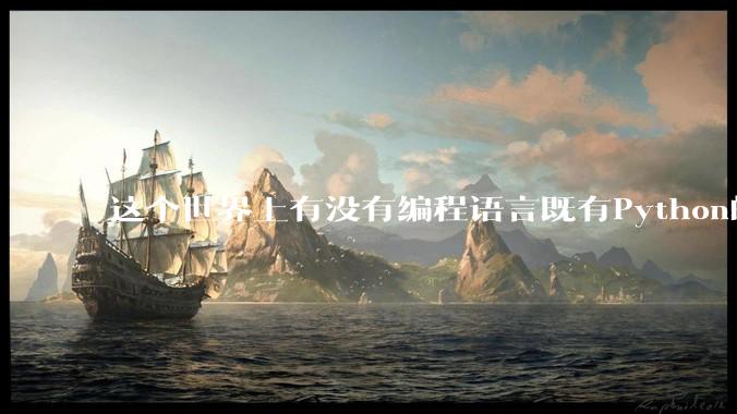 这个世界上有没有编程语言既有Python的开发效率，又有C/C++/Rust的性能？