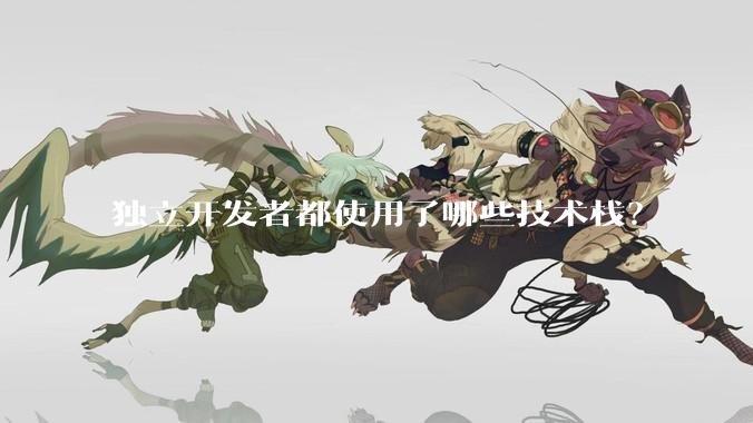 独立开发者都使用了哪些技术栈？